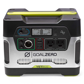 What is the goal zero yeti 400 generator