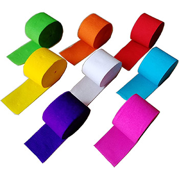 Party Streamer Paper Decorations 8 rolls