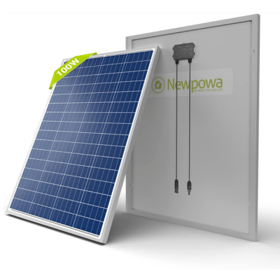 Newpowa 100 Watts 12V Polycrystalline Solar Panel